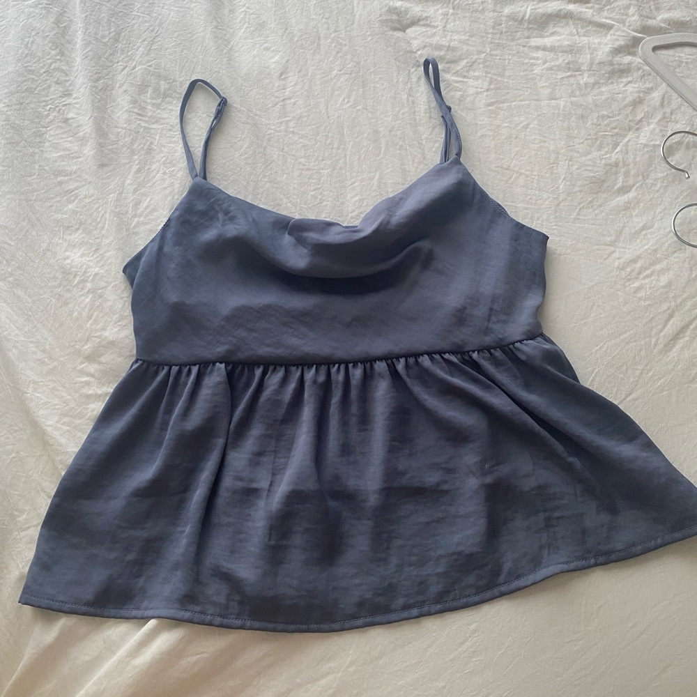 American Eagle cropped babydoll top